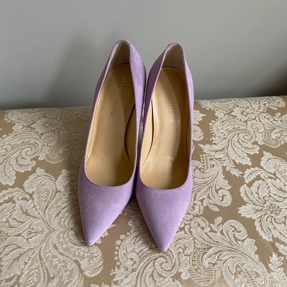 Ivanka Trump Shoes - Lavender high heel suede pumps